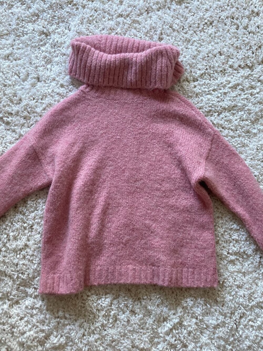 LOFT Pink Turtleneck Sweater